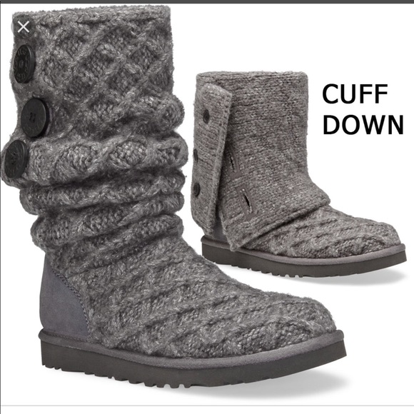 cable knit ugg boots